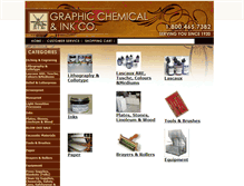 Tablet Screenshot of graphicchemical.com